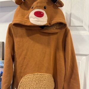 Gymboree Brown Reindeer Hoodie
